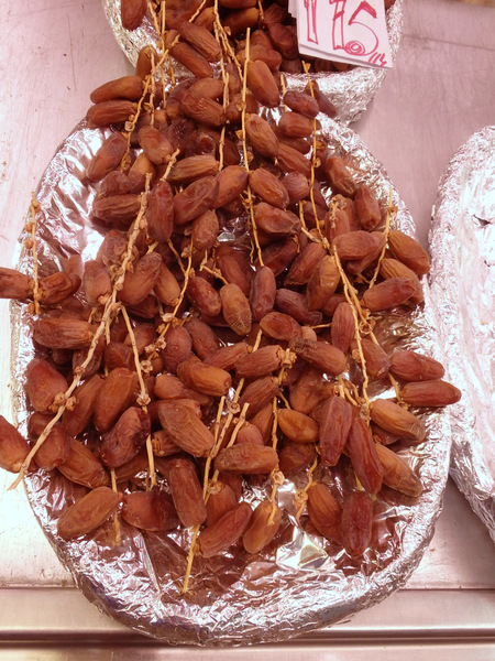 Dates on a string.